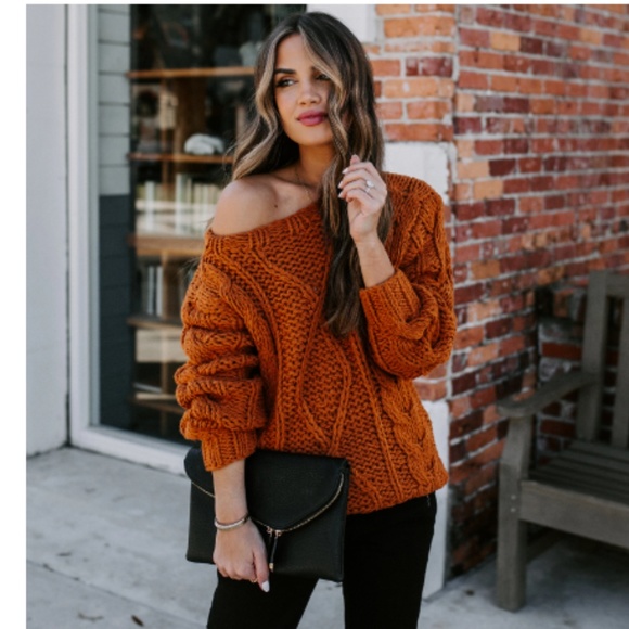 HILDA Cable Knit Sweater - Picture 1 of 8